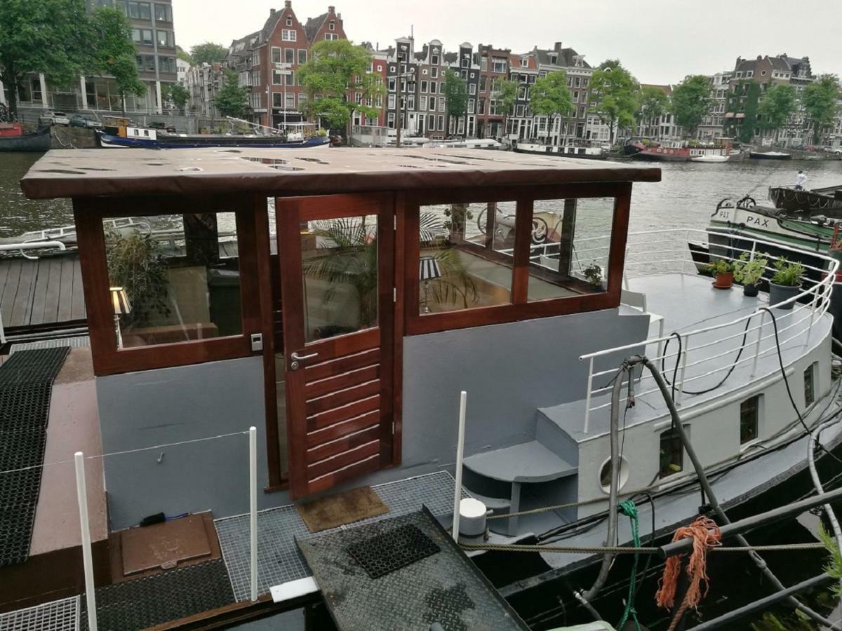 Houseboat Rose Apartment Amsterdam Exterior photo